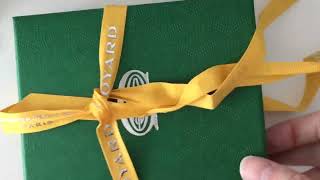 Goyard Unboxing  Shorten Strap on Goyard Plumet Pocket Wallet [upl. by Mariano324]