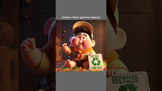 Russell Chews Delicious Gummy Bears 🍬🎈Ai Edition shorts funny memes [upl. by Jacoba]