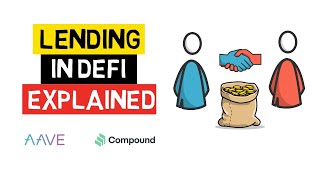 Lending And Borrowing In DEFI Explained  Aave Compound [upl. by Enymzaj6]