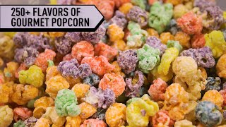 Popcorn World 250 flavors of Gourmet Popcorn [upl. by Hawken609]