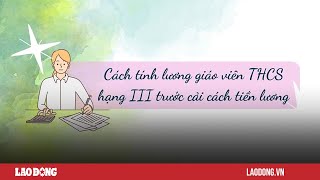 Cách tính lương giáo viên THCS hạng III trước cải cách tiền lương Báo Lao Động [upl. by Aiekram]