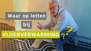 Belangrijke aandachtspunten bij het leggen van vloerverwarming [upl. by Seessel]