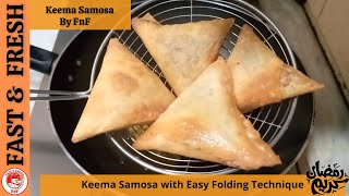 Keema Samosa Recipe  Keeme Ke Samose  Ramadan Special Recipes by Fast and Fresh [upl. by Ysnap]