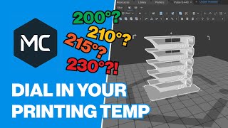 Are You 3D Printing At The Right Temperature  Two Minutes with MatterControl [upl. by Nnaeirual]