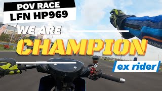 POV GoPro Juni AS Juara 125cc Ex Rider Final LFN HP969 Road Race Championship 2024 Surabaya [upl. by Noellyn]