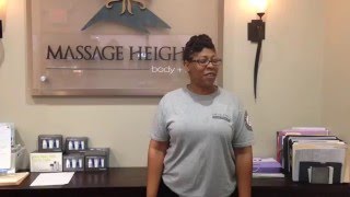 Massage Heights North Druid Hills Customer Testimonial Atlanta GA [upl. by Schaab467]