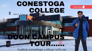 Conestoga College Doon campus tour  Kitchener sports facilities Gym and classrooms [upl. by Seena]