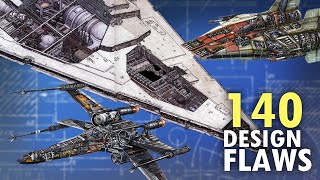 140 Design Flaws in Star Wars Ships amp Vehicles [upl. by Meekar]