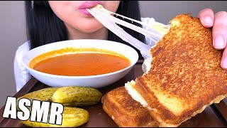 ASMR BEST GRILLED CHEESE SANDWICH  SOUP NO TALKING  ASMR Phan [upl. by Elleirad]