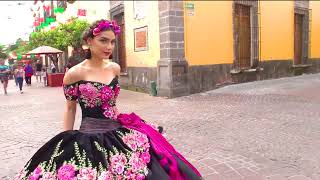 Charro Quinceanera gown by Ragazza only  MI Padrino [upl. by Eentruoc]