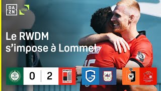 Le RWDM s’impose à Lommel Jong Genk impressionne 👀⚽  Moments forts [upl. by Sukramal]