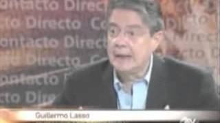 GUILLERMO LASSO METE LA PATA EN VIVO EN PLENA ENTREVISTA [upl. by Roderigo]