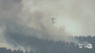 Hundreds evacuated near Drake as Alexander Mountain Fire burns in Larimer County [upl. by Judenberg]