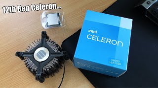 The New 12th Gen Intel Celeron G6900  Definitely Not an i9 Killer [upl. by Ayela]