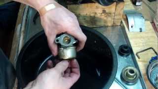 Tecumseh HSK70 Rebuild  Part 26  Carburetor disassembly [upl. by Airekat]