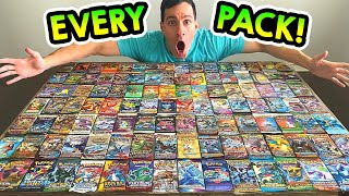 Opening EVERY Pack of Pokemon Cards EVER [upl. by Ahsiener]