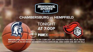 Chambersburg vs Hempfield  High School Basketball [upl. by Ebbarta]