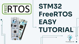 STM32 FreeRTOS How to multitask with CMSISRTOS [upl. by Anialahs]