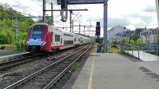 CFL 2220  2215 arriving in EschAlzette with RE train from Pétange to Troisvierges [upl. by Adleremse]