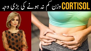 How To Reduce Cortisol Levels For Weight Loss UrduHindi  Cortisol Hormones [upl. by Llenram]