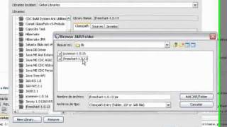 JFreeChart 1 Instalación de librerías JFreeChart y JCommon [upl. by Follmer]