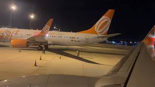 Decolagem noturna no Santos Dumont Rio de Janeiro SDUSBRJ no Boeing 737700 da Gol  PRGEJ [upl. by Hanley]