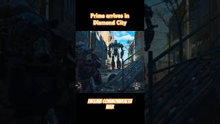 Liberty prime arrives to diamond city fallout warhammer40k gaming falloutbrotherhoodofsteel [upl. by Ecinaej399]