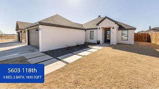 Home For Sale 5603 118th St Lubbock TX 79424 [upl. by Ferren]