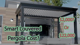 Cost Breakdown Of Smart Louvered Pergolas From Diy To Professional Installation [upl. by Annohsal]