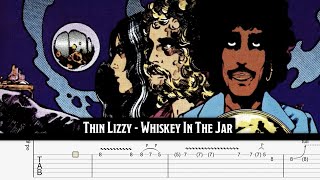 Whiskey in the Jar  Thin Lizzy  Guitar Play Along with OnScreen Tabs [upl. by Karlin]