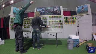 Muskie Max  Leo Lures Booth Setup Time Lapse [upl. by Renaldo]