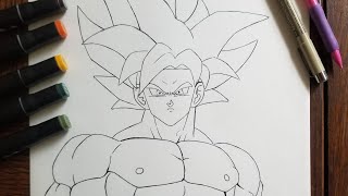 TUTO comment dessiner sangoku ultra instinct [upl. by Niltag]