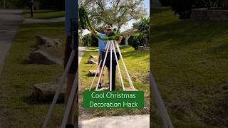 Genius christmas diy christmastree christmasdecor hack christmassongs holiday happyholidays [upl. by Eitsirk]