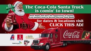 The CocaCola Santa Truck is comin to town [upl. by Halbeib]