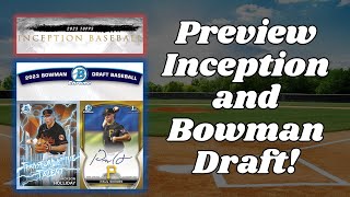 Preview What to expect from 2023 Bowman Draft and 2023 Topps Inception Baseball [upl. by Andy]