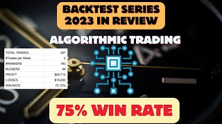 Algo Trading  Backtest 2023 Trend Following BOT  75 Win Rate [upl. by Husain505]