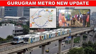 Gurugram Metro update  Metro Projects in Gurgaon  Papa Construction [upl. by Hole]