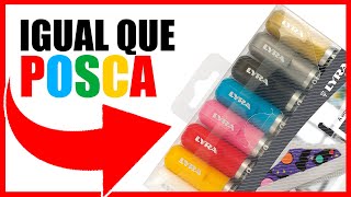 MARCADORES IGUAL QUE POSCA 🔥 Posca para dibujo 🔥 Ideal para graffiti o pintar zapatillas [upl. by Ahsekram91]