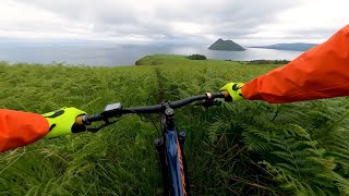 Mtb Trail Riding quotClaughlands Ridgequot Arran Scotland [upl. by Ynatil891]