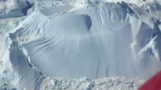 Helicopter Flight Over Ilulissat Icefjord in Greenland [upl. by Lukey]