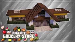 Minecraft How To Build A Grocery Store [upl. by Yuu46]