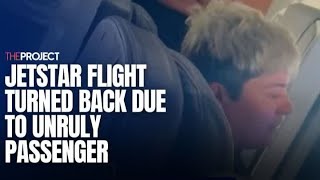 Jetstar Flight Turned Back Due To Unruly Passenger [upl. by Nnauol]