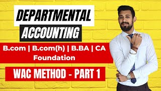 Departmental Accounting  All basics covered  Part 1  BCOMBBACA [upl. by Annahsit283]