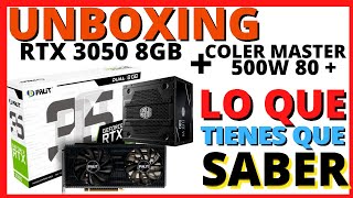 Palit RTX 3050 dual 8GB unboxing en ESPAÑOL 😲😝 [upl. by Pence]