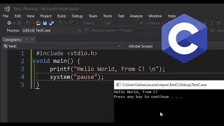 How to Create and Run C Program in Visual Studio [upl. by Frances]