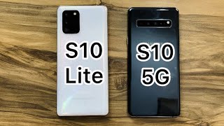 Samsung Galaxy S10 Lite vs Samsung Galaxy S10 5G [upl. by Cloots]