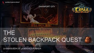 Tibia EN ESPAÑOL  The Stolen Backpack Quest  Dawnport HD [upl. by Godspeed]