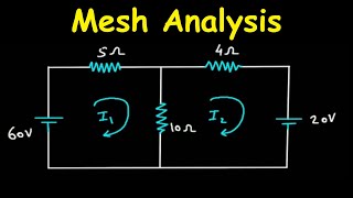 Mesh Loop Analysis Examples [upl. by Faith]