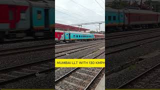 mumbai LLT disappearing in seconds railway chiralarailwaystation indianrailways indianrailways [upl. by Bergstein]