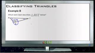 Classifying Triangles Examples Basic Geometry Concepts [upl. by Robbie]